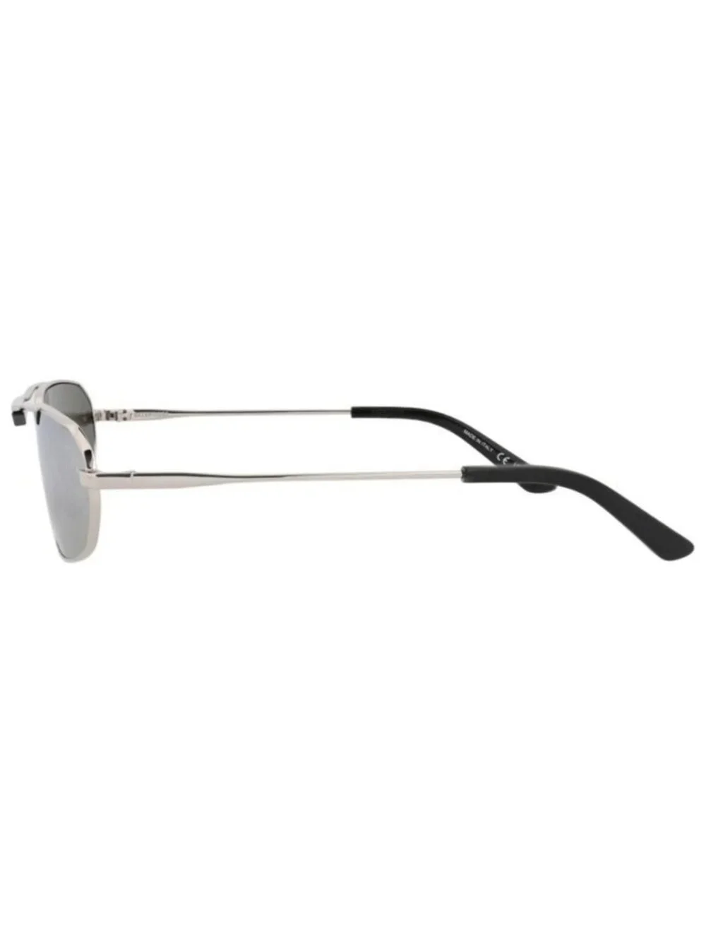 New Balenciaga Mens Shield/Wrap Silver Silver Silver Fashion Designer Sunglasses